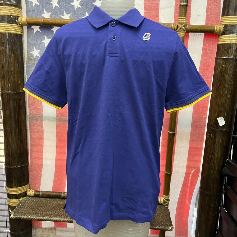 NWT K-Way by kappa Polo T-shirt tee size large but runs medium